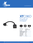 Xtech XTC-360 USB cable