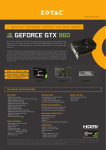 Zotac ZT-90310-10M NVIDIA GeForce GTX 960 2GB graphics card