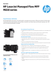 HP LaserJet Managed Flow MFP M830zm