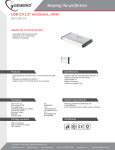 Gembird EE2-U3S-2-S storage enclosure