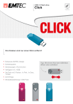 Emtec Click B100, 8GB, 3pcs
