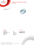 Gembird TC6P4C-3M telephony cable