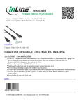 InLine 35405Y USB cable