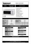 Igenix IG2008 microwave