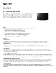 Sony KDL-48R470B 48" Full HD Wi-Fi Black LED TV