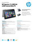HP Spectre 13-4001dx