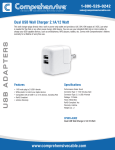 Comprehensive CPWR-AU02 mobile device charger