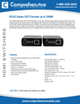 Comprehensive CRE-101LR console extender