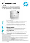 HP LaserJet Enterprise M605n