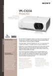 Sony VPL-CX236 data projector