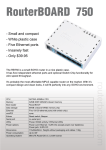 Mikrotik RB750 router