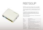 Mikrotik RB750UP router