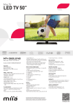 Miia MTV-D50DLEFHD 50" Full HD Black LED TV