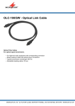 Monacor OLC-100/SW fiber optic cable