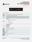 Corsair 4GB DDR4 2133MHz