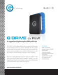 G-Technology G-DRIVE ev RaW