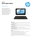 HP Slate 10 Pro 10 EE G1 32GB Grey