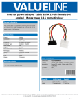 Valueline VLCP73505V015 power cable