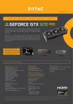 Zotac GeForce GTX 970 NVIDIA GeForce GTX 970 4GB