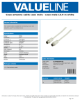 Valueline VLSP40200W150 coaxial cable