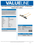 Valueline VLCP73805Y05 SATA cable