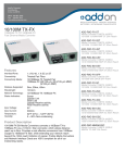 Add-On Computer Peripherals (ACP) ADD-FMC-MMSM-2SC network media converter