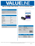 Valueline VLMB11950B mobile device charger