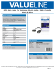 Valueline VLMB39205B02 USB cable