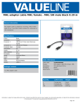 Valueline VLMB60900B02 USB cable
