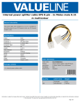 Valueline VLCP74400V015 power cable