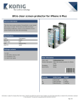 König CSIPH655SUC100 screen protector