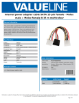 Valueline VLCP73525V015 power cable