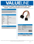 Valueline VLCP73555V015 SATA cable