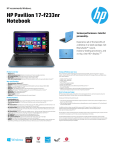 HP Pavilion 17-f233nr