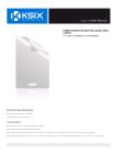 Ksix B8997SC01 screen protector