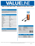 Valueline VLCB60500B30 USB cable