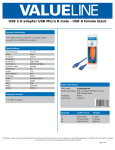 Valueline VLCB61500L20 USB cable