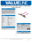 Valueline VLCP73800R05 SATA cable