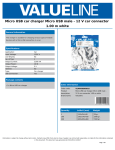 Valueline VLMP60890W10 mobile device charger