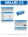 Valueline VLMP11950L mobile device charger