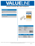 Valueline VLTB90923T wire connector