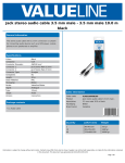 Valueline VLAB22000B100