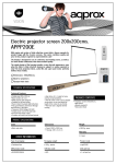Approx APPP200E projection screen