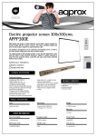Approx APPP300E projection screen