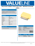 Valueline VLMP39900Y mobile device charger