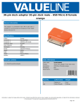 Valueline VLMP39900O mobile device charger