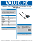 Valueline VLCP60880B20 printer cable