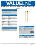 Valueline VLMP39300Y1.00 USB cable