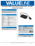 Valueline VLVP31835B05 video switch