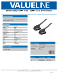 Valueline SCART, 2m